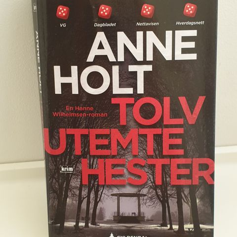 Bok " Tolv utemte hester" av Anne Holt