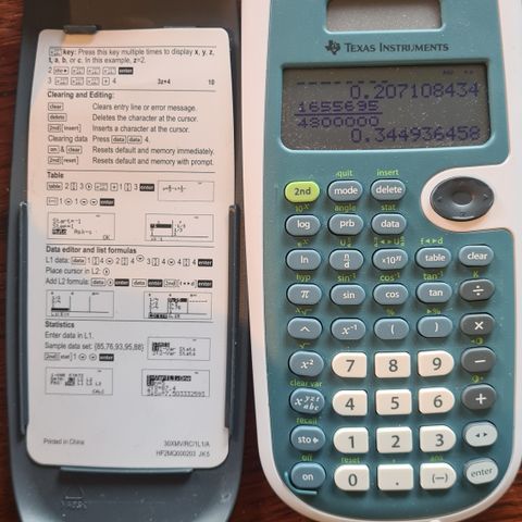 Texas Instruments TI-30XS Kalkulator