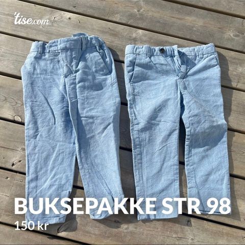 Buksepakke str 98