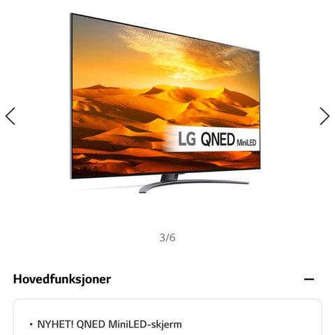 TV Stativ til LG 65tommer - NY PRIS