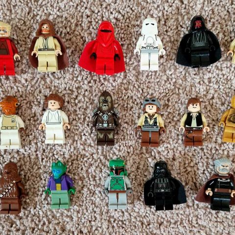 Lego Star Wars figurer til salgs