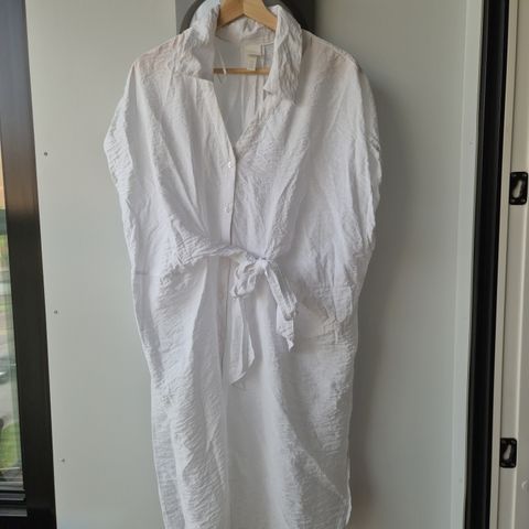 Strand kjole hvit Medium
