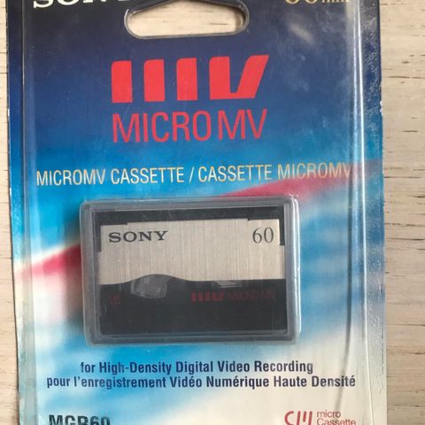 Sony MGR-60 Micro MV Video kassett