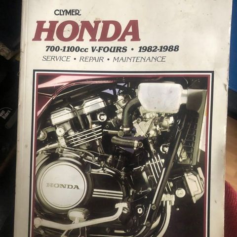 Honda  700 – 1100 V-Fours 1982 - 1988 Rep bok.
