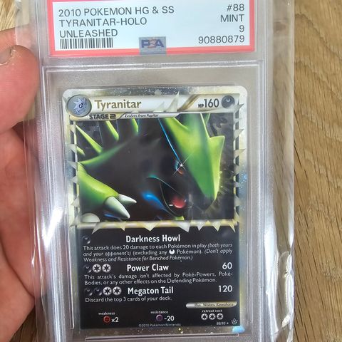 Pokemon Tyranitar PSA 9