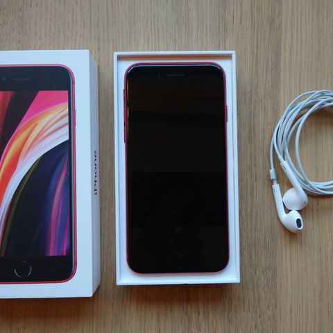 iPhone SE (second gen) 64 GB red til salgs