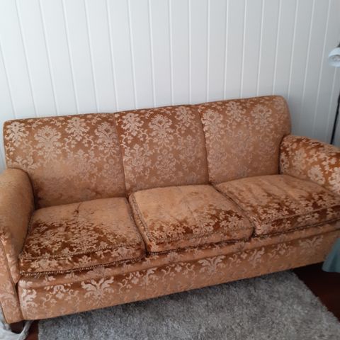 Antikk Knag sofa og 2 bord