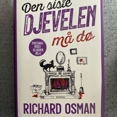 DEN SISTE DJEVELEN MÅ DØ - Richard Osman. INNBUNDET