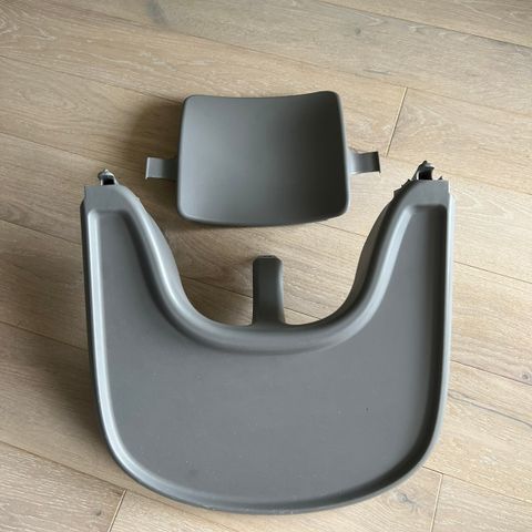 Stokke tripp trapp bord og sete med pute -Reservert