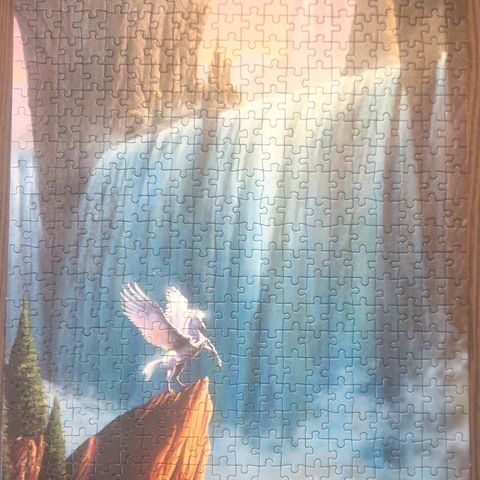 Puslespill fra Clementoni. 500 brikker, Pegasus Kingdom Fantasy