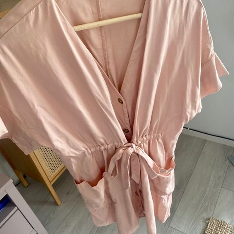 Zara pudderrosa kjole XS