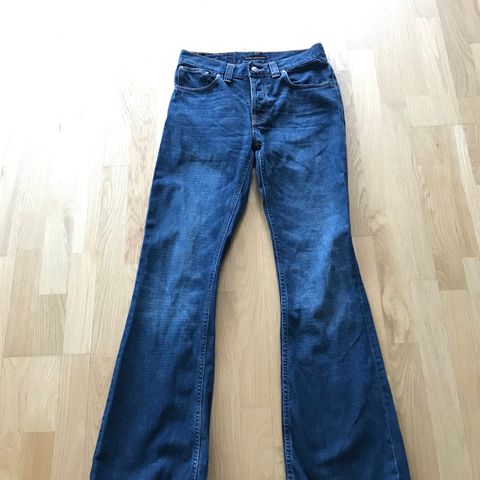 Retro Nudie jeans med bootcut