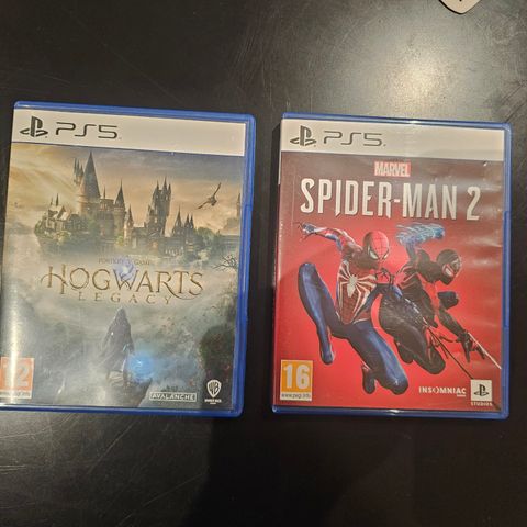 Spiderman 2 & Hogwarts legacy (PS5)