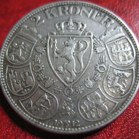 2 Kr 1912 Haakon VII sølv