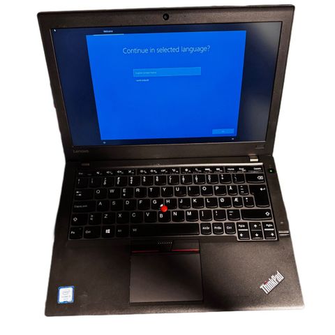 Lenovo X260 laptop selges
