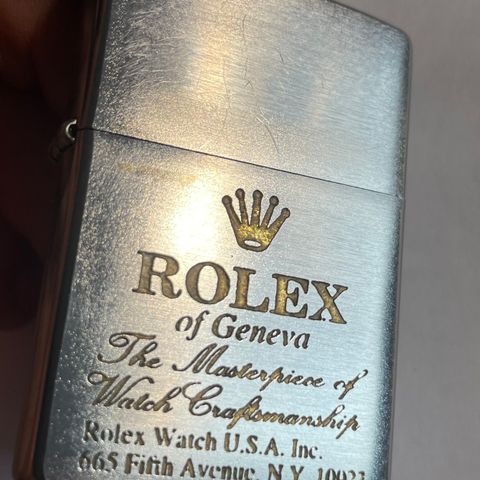 Zippo Lighter Rolex