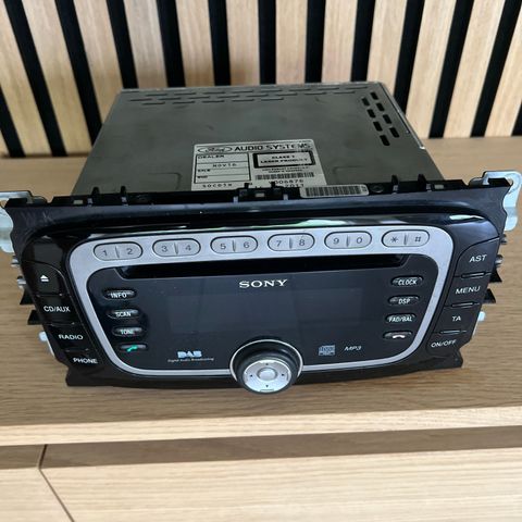 Ford radio med dab.