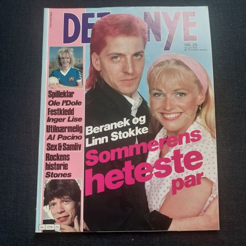 DET NYE. NR. 25. 1984. UNGDOMSBLAD. POP. ROCK.