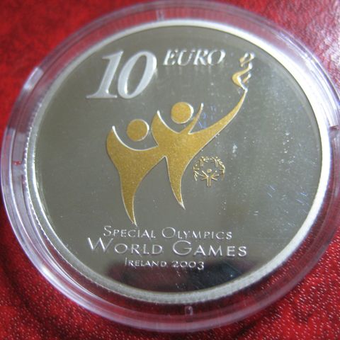 10 Euro Irland  2003 sølv unc