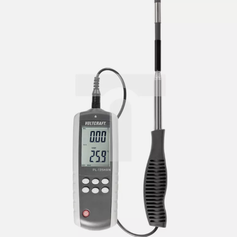 Voltcraft PL-135HAN Hot Wire Anemometer med