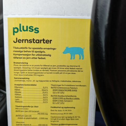 Pluss jernstarter pasta fra FK