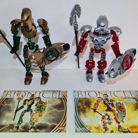 Komplett serie Lego Bionicle Toa Hagah