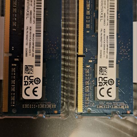 ddr4 3200 Mhz 16 GB (2x8 GB) SODIMM