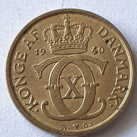 1/2 krone 1940 Danmark