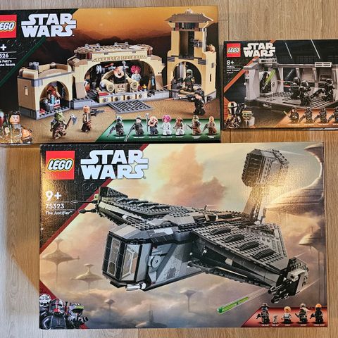 Lego Star Wars samlepakke - tre uåpnede sett