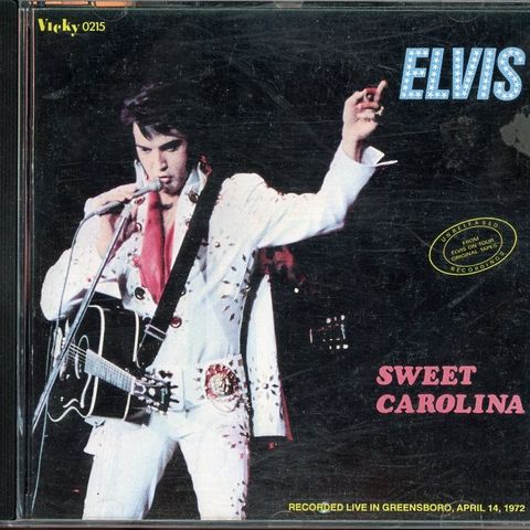 ELVIS - SWEET CAROLINA  Vicky Records - Vicky 0215 Plata som NY