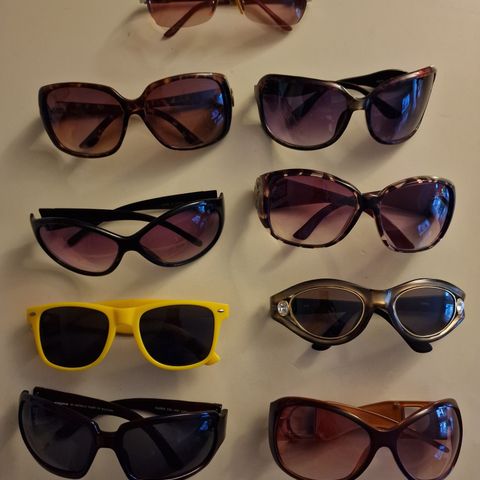 Diverse vintage solbriller