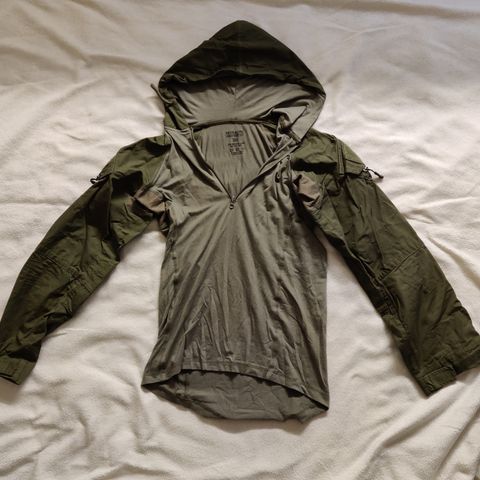 NorArm Kandahar Combat Shirt, Hooded edition i Savage Green, størrelse Small