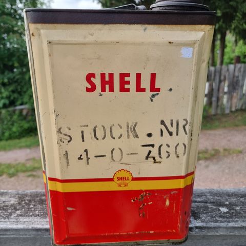 Shell oljekanne