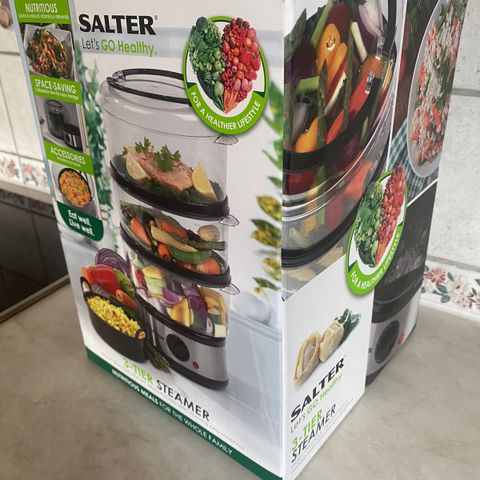 Salter 3-tier steamer