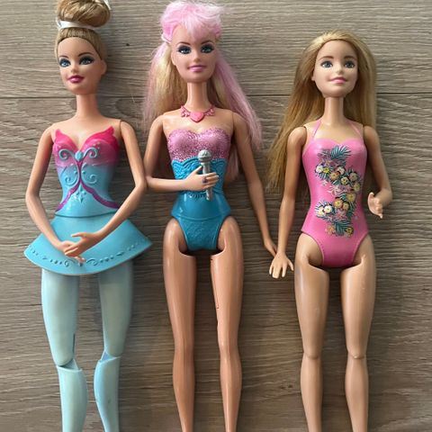 3 stk. Barbie
