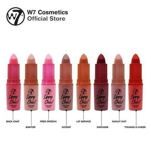 W7 lippy chic lip servise