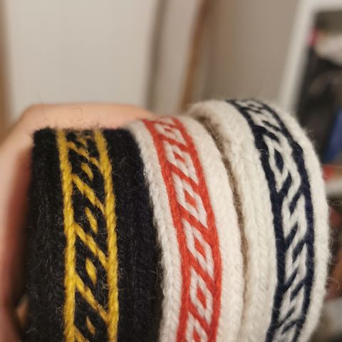 Bånd laget med brikkevev/Tablet Woven band