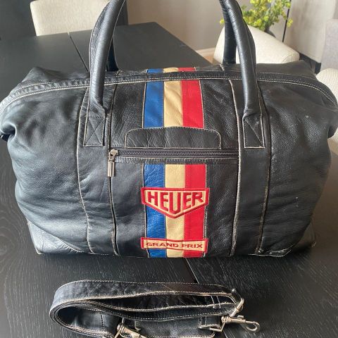 TAG Heuer Grand Prix bag i skinn