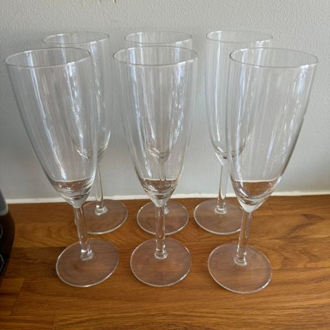 Champagneglass 6 stk RESERVERT