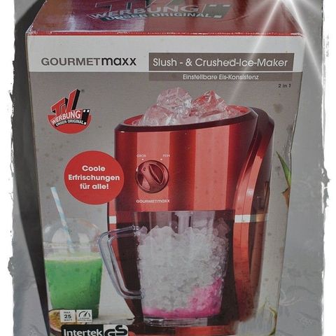 ~~~ Slush and crushed ice maker (gourmetmaxx) ~~~