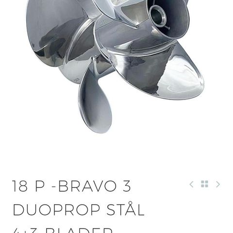 Bravo 3 propeller 4×3