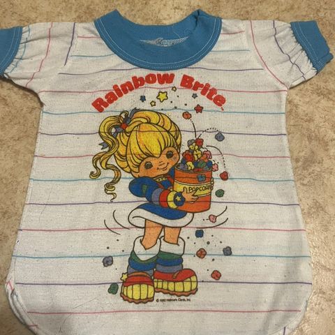 Rainbow brite vintage t-skjorte