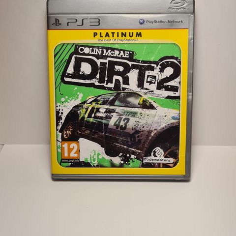 Dirt 2 - PlayStation 3 - Komplett med Manual - Bilspill
