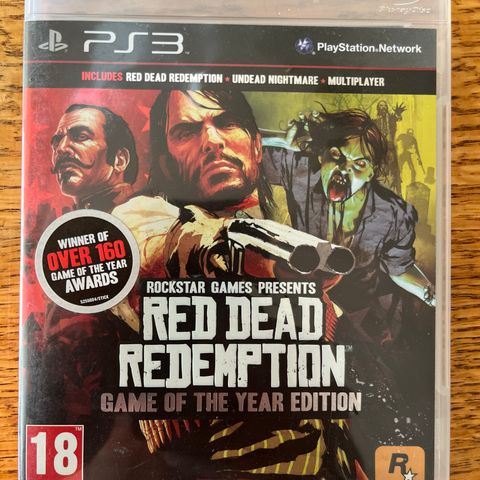 Ps3 spill RED DEAD REDEMPTION GAME OF THE YEAR EDITION