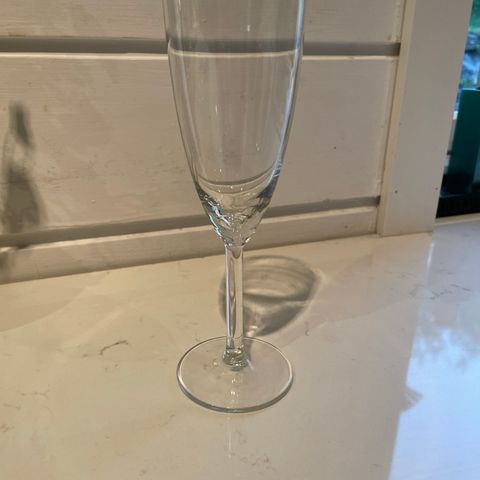 IKEA SVALKA Champagneglass, høyt, klart glass, 21 cl