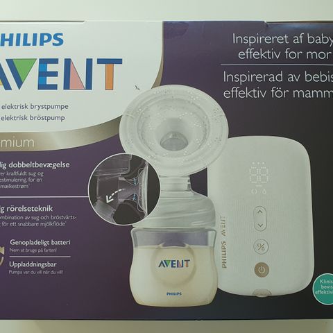 Philips Avent Premium elektrisk brystpumpe - nesten ny