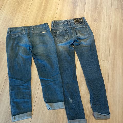 MET jeans 2 stk , lite brukt