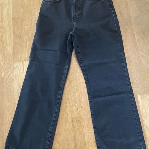 Never Denim gråsort jeans W33-L30 vide