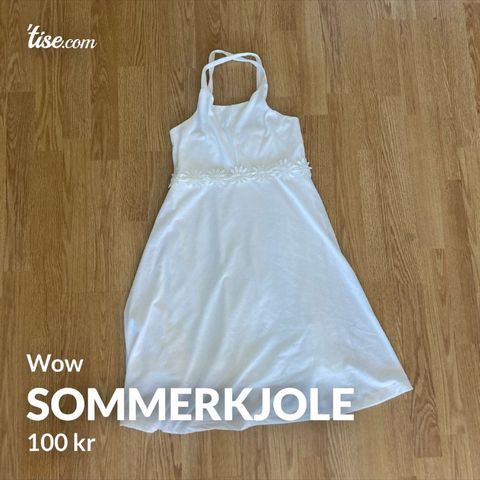 Sommerkjole fra Wow 50kr