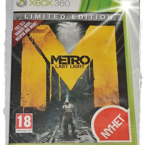 ~~~ Metro: Last Light - Limited Edition (Xbox 360) ~~~